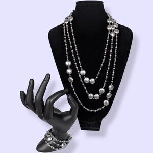 V. Premier Designs Silver Metallic Demipa